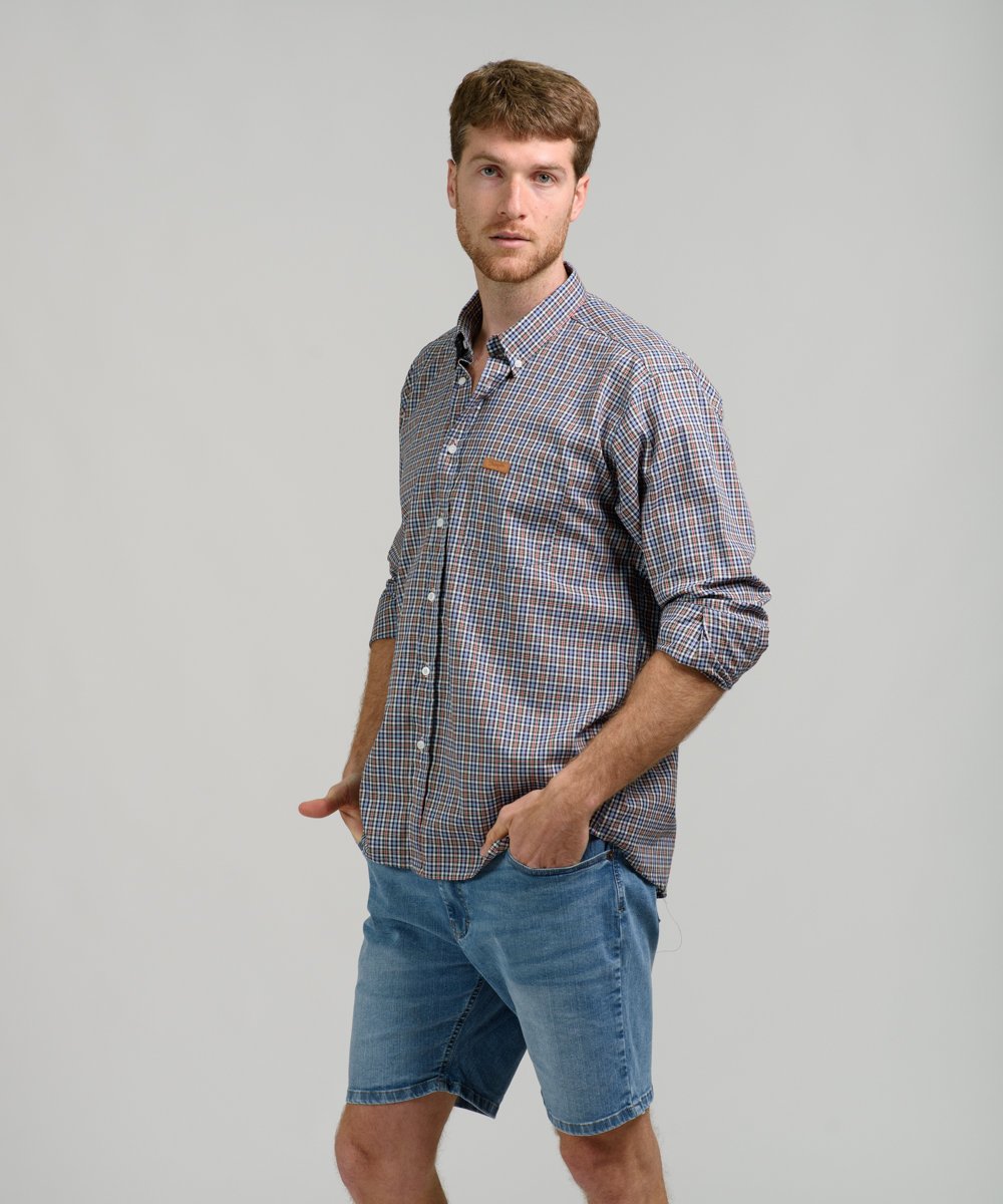 Camisa Ls Regular Square
